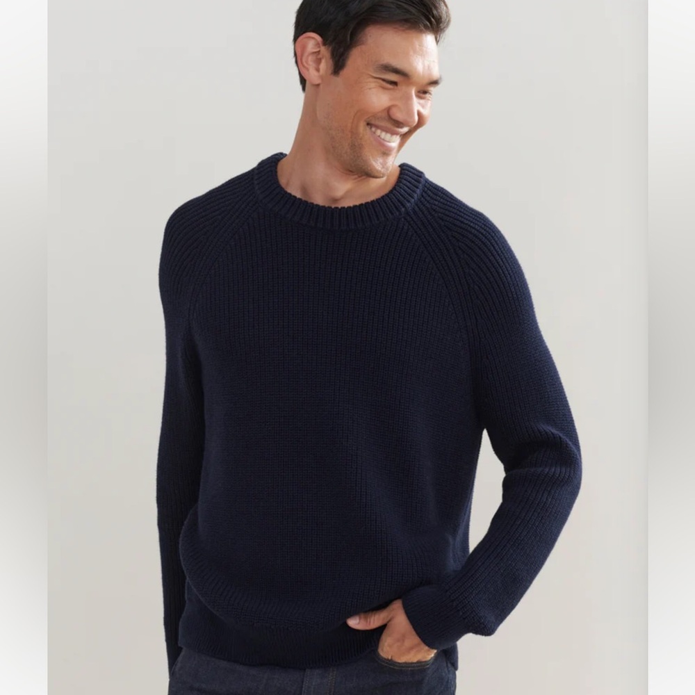 Jenni Kayne Men's Cotton Fisherman in Navy